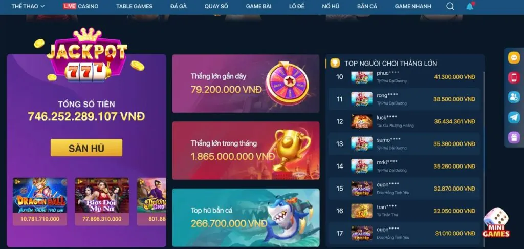 Chương trình VIP JB77 Casino